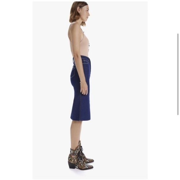 Mother The Country Swooner Straight Denim
Pencil Skirt in Ooh La La - Picture 2 of 6
